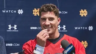 Notre Dame QB Ian Book Glowing With Confidence