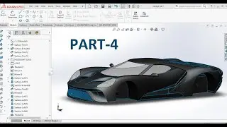 Solidworks tutorial : How to design ford using solidworks surface ##part 4