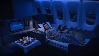Airplane Cabin White Noise for Deep Sleep | Real Jet Engine Sounds for Sleeping All Night (10 Hours)