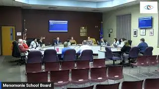 Menomonie School Board Jan 12 regular meeting