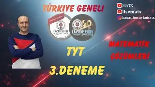 TYT ÖZDEBİR TÜRKİYE GENELİ 2026 DENEME 3