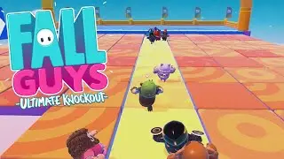 Fall Guys: Ultimate Knockout - Just Run Straight SEASON 4 [PS4 Gameplay]