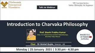 Talk on Introduction to Charvaka Philosophy