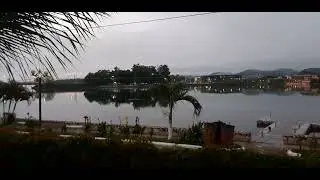 early morning lake side Ramada resort tikaal