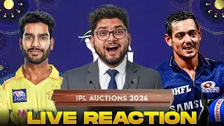 IPL 2026 Live Auction Discussion & Live Reaction