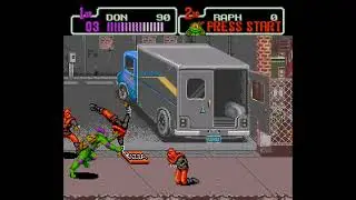 Tmnt hyper heist megadrive Europe let's play @cednationalbrut