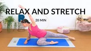 Pilates Relaxation and Stretch Session | 20 Min At Home Pilates | No Equipment