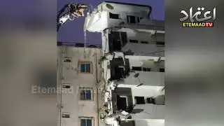 HYDRAA and CMC Demolish Seven-Storey Illegal Building in Gachibowli