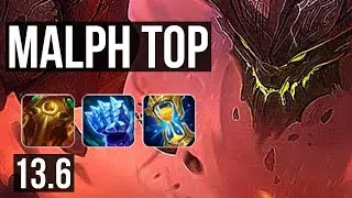 MALPHITE vs JAX (TOP) | 5/1/16, Rank 10 Malph, 300+ games | TR Grandmaster | 13.6
