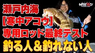 【寒中アコウ（キジハタ）】瀬戸内海での最新ロッド最終テスト【地球遊び264】