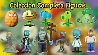 Coleccion Completa Figuras Plantas vs Zombis de Vuala Sorpresa/Vuala Bold Edici&oacute;n Pvz con Zombistein