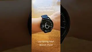 Galaxy Watch 6 Classic 47mm (BLACK) + Vanishing hour Watch face