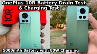 OnePlus 10R Battery Drain Test & Battery Charging - Awesome Battery Life | Benchmark, Gaming Test