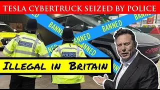 UK Bans the Cybertruck || Tesla's Biggest EV Can't Drive in Britain || #usa #uk