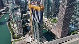 400 Lake Shore Drive Construction Progress [August 14th, 2025]&ndash; Chicago Skyline 4k Drone Footage
