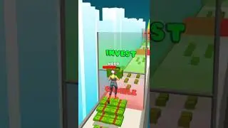 Money Run Stack Stairs Game Level 3 #shorts