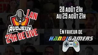 24 heures de LIVE en faveur d'Handigamers!