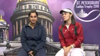 Martina Hingis & Sania Mirza St. Petersburg Ladies Trophy  14.02.16