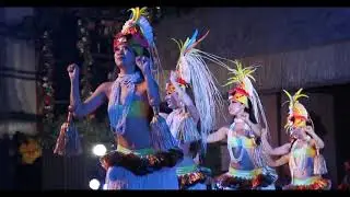 Polynesian Grand Stage Show (Tahitian Dance) at Spa Resort Hawaiians