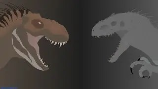 Primitive war T rex vs Indominus rex: Jurassic world vs Primitive war