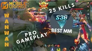 Wanwan mlbb is Unstoppable | Epic 25 Kills! 🔥 Intense MLBB Gameplay, Savage Moments 2025