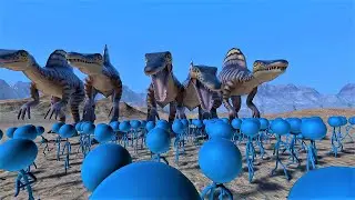 【UEBS】A dinosaur chasing and a stickman running away | Ultimate Epic Battle Simulator