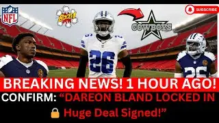 JUST IN: 2025 Season Shock: Cowboys Lock Up DaRon Bland With HUGE Contract Extension
