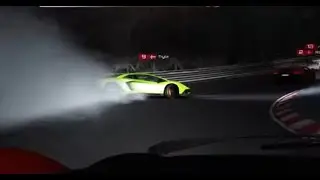 Trylle drifting the Schleife at night