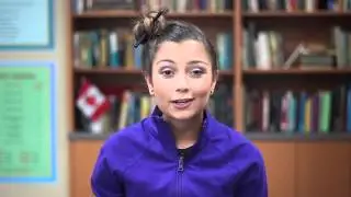 Degrassi's Cristine Prosperi goes purple for #SpiritDay 10/17