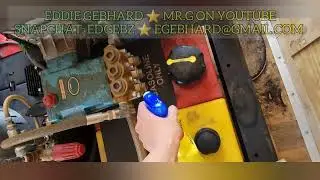 Pressure Washer Trailer Setup Cleanup Job North Star Honda in 6x12' Enclosed Trailer