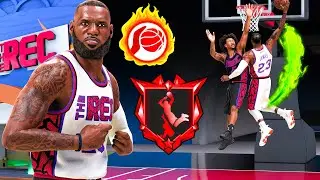 This 2016 LEBRON JAMES BUILD is UNSTOPPABLE in the RANDOM REC on NBA 2K25! BEST GUARD BUILD IN 2K25