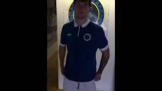 The Sky Sports attempt for the new Bluebell Utd home kit