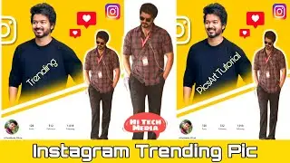 Instagram Creative Dual Photo Editing | PicsArt Tutorial | Insta Trending Pic #HiTechMedia