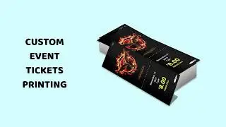 Custom Event Tickets Printing 10% off all event ticket printing today !!