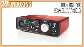 FOCUSRITE SCARLETT SOLO (2nd g&eacute;n&eacute;ration) | Unboxing