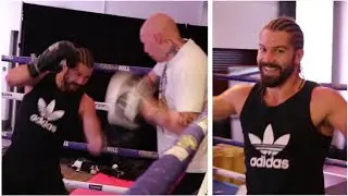 'LET'S GO!!' - THE 'PINTSIZE POWERHOUSE' RYLAN CHARLTON UNLEASHES VICIOUS HOOKS ON THE PADS