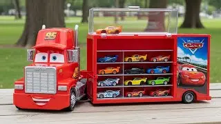 Lot of Disney Pixar Cars Unboxing Review | Lightning McQueen Bubble RC Cars | Disney car toys asmr