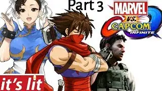 MARVEL VS CAPCOM INFINITE Story Mode Gameplay Walkthrough Part 3 (let's play commentary guide)