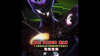 MANGA ANIMATION OF OPM 💀📈 | ONE PUNCH MAN EDIT 🐐🔥 #anime #onepunchman #saitama #youtubeshorts #garou