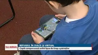 Refugiul în dulce şi virtual. Copiii compensează astfel lipsa de timp a părinţilor