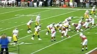 Live SB XLIII Winning TD - Roethlisberger to Holmes
