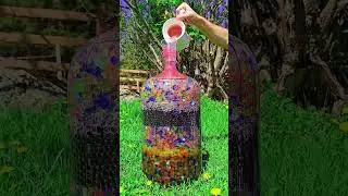 Breaking Glass Bottle 🍾⚡🔥Crushing Crunchy And Soft thing !