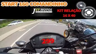 START 160 COM KIT RELA&Ccedil;&Atilde;O 16X40 E COMANDO PREPARADO 