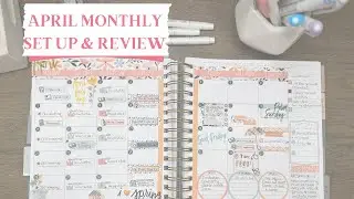 April Reset with Me | Arise Devotional Planner Monthly Set Up + Review | Christian Plan with Purpose