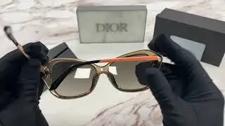 Christian Dior Sunglasses Model-DiorChromaticF Color-6MALN Brown-Pink Gold Brown Lenses
