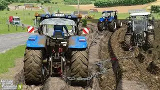 Can These THREE Tractors Save the Potato Harvest?│Pichonnière Valley│FS 25