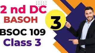2 nd DC BASOH BSOC 109 Class 3