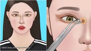 ASMR Remove Severely Infected nose piercing pus | Squeeze nose acne