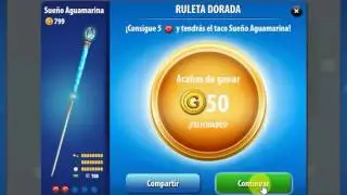 POOL LIVE TOUR  RULETA DORADA  (TACO SUEÑO AGUAMARINA)