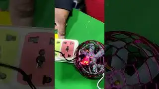 Charging flying ball